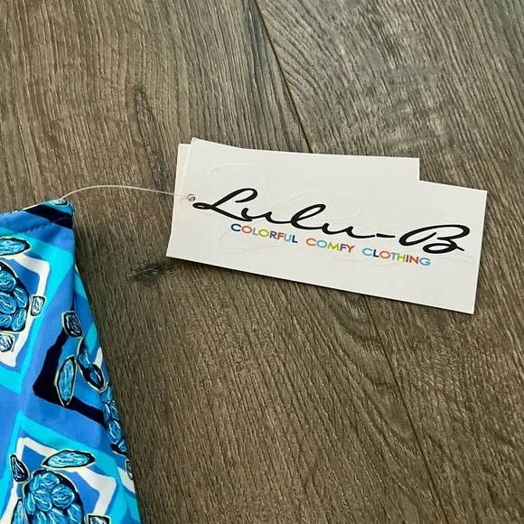 Lulu B Turtle Print Sleeveless Dress UPF 50+ NWT Size Small pickleball resort​ - Picture 3 of 10